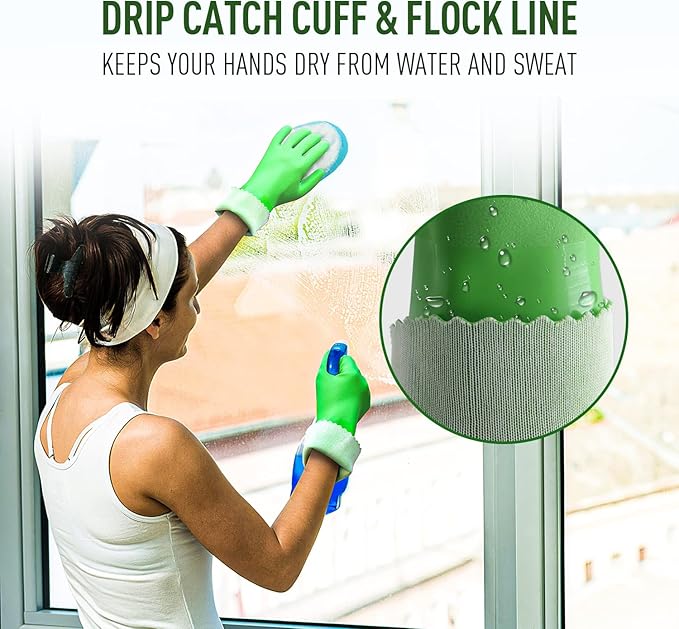 Chemical Gloves, Heavy Duty Cleaning Gloves