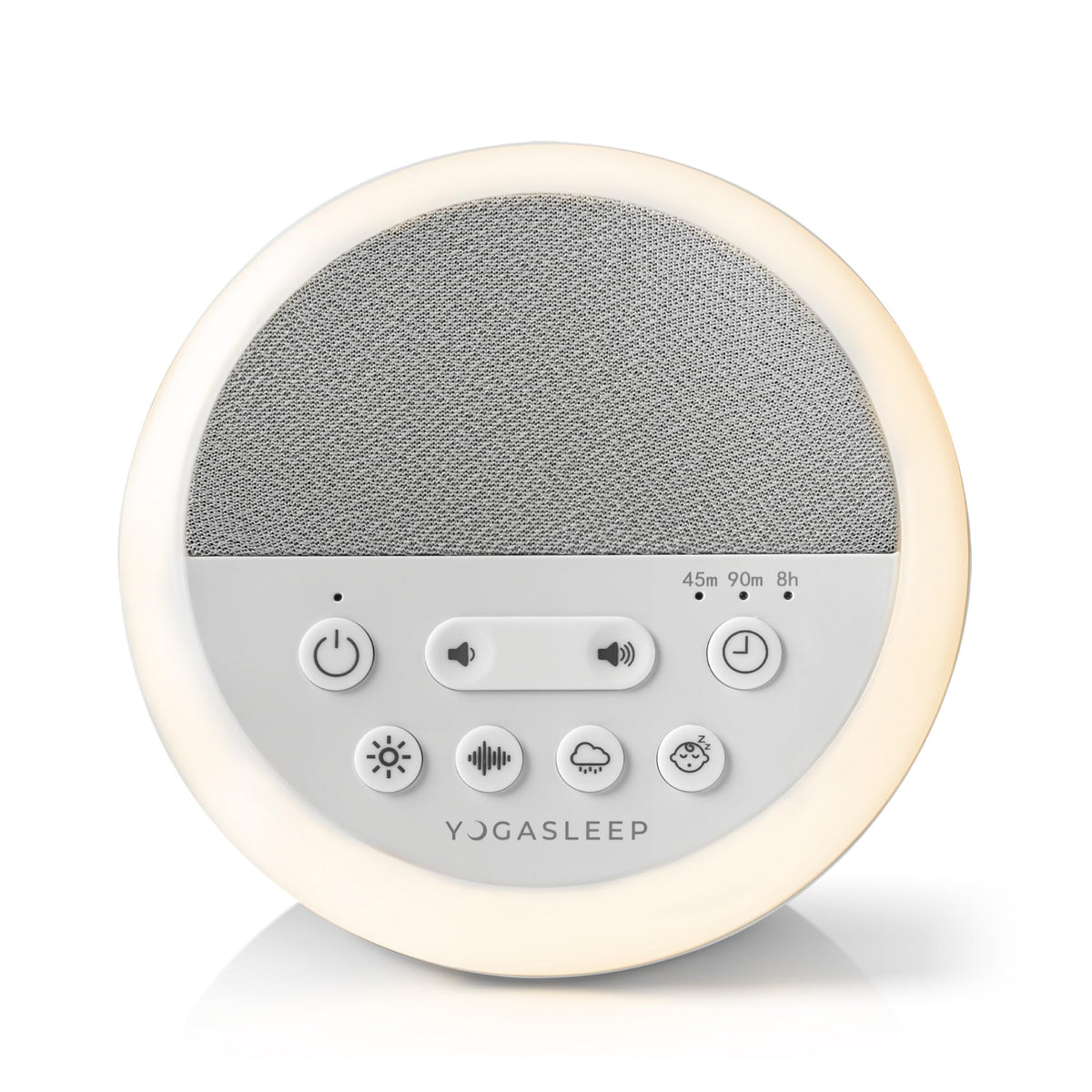 Yogasleep Nod White Noise Sound Machine, With Soft Night Light & Sleep Timer, 20 Sound Options Including Lullabies, Nature & Pink Noise, Sleep Aid For Baby & Adults, Noise Cancelin