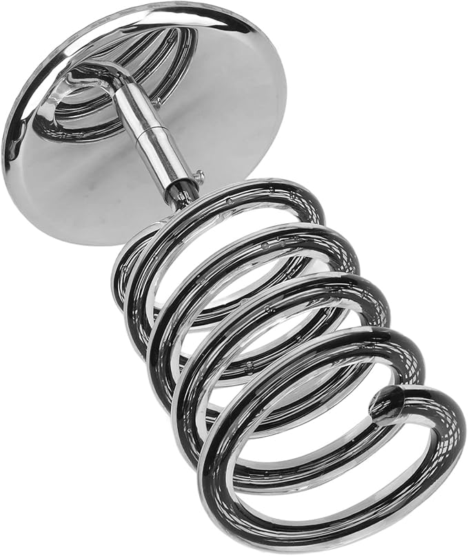 DAUERHAFT Spiral Hair Dryer Holder hair dryer holder Acrylic Spiral Blower Stand Protect Counter Top Heat Space Saving for Bathroom Hair Dryer Stands hair dryer holder Hair Dryer Stands