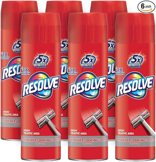 0-19200-00619-4 0-1920088365 High Traffic Carpet Foam Used to Clean, Freshens, Softens and Removes Stains, 132 oz, 1.38 lb. (Pack of 6)