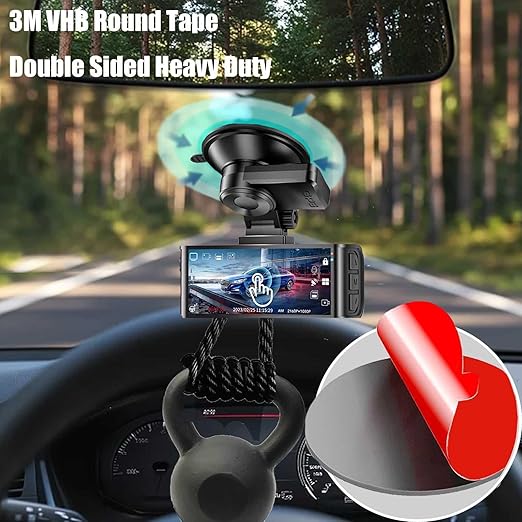 Double Sided Adhesive Pads, 32 PCS 1" Heavy Duty Double Sided Adhesive Dots, Waterproof & Heat Resistant Double Sided Tape for Indoor and Out Door, Home Decoration, Car (Round 1'')