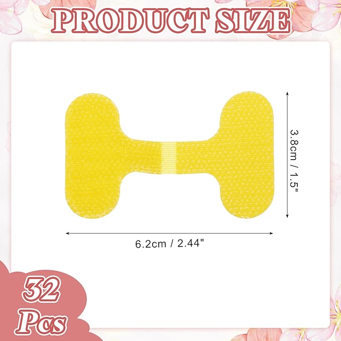 PATIKIL 2.4 x 1.5 Inch Cable Labels, 32 Pcs Electronic Cable Identification Tags Nylon Write on Wire Labels Oval Cord Tags Labeling for Electronics Management Organization, Yellow