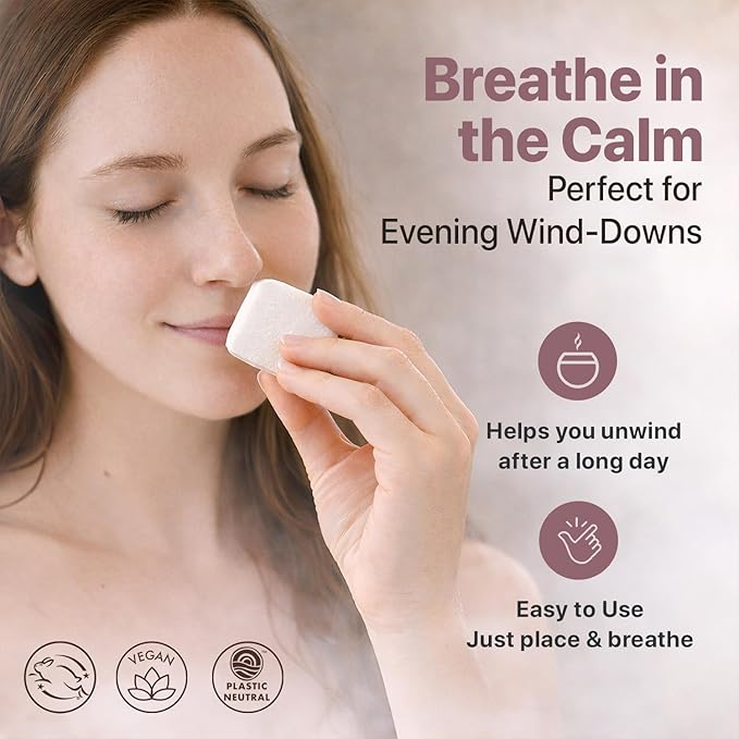 Lavender Shower Steamers Aromatherapy – USA Made with Bergamot Essential OilRelaxation Gifts for Women & Men, Self Care Spa Day Essentials, Stress Relief & Relaxing Calming Pamper Gifts