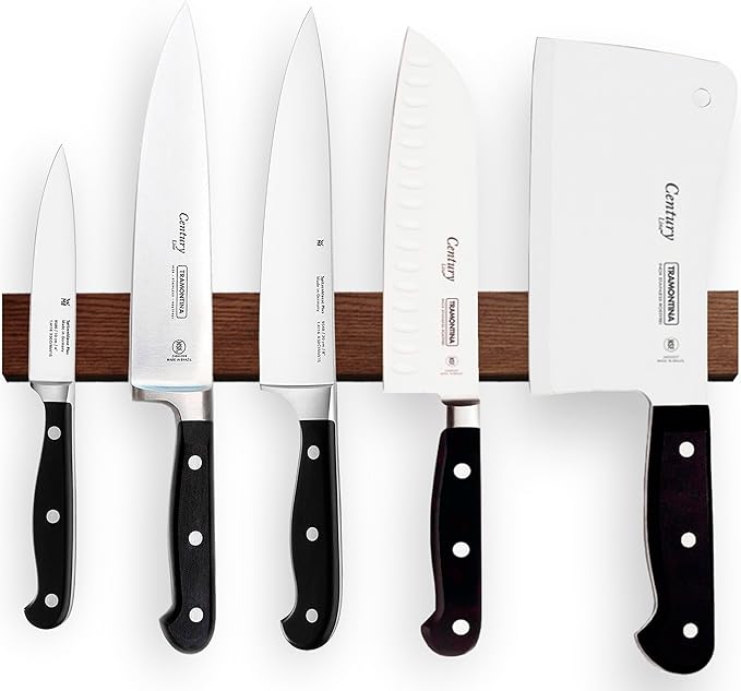 12 Inch Magnetic Knife Holder for Wall No Drilling Use as Magnetic Knife Strip - Magnetic Knife Bar - Wall Kitchen Knife Magnetic Holder