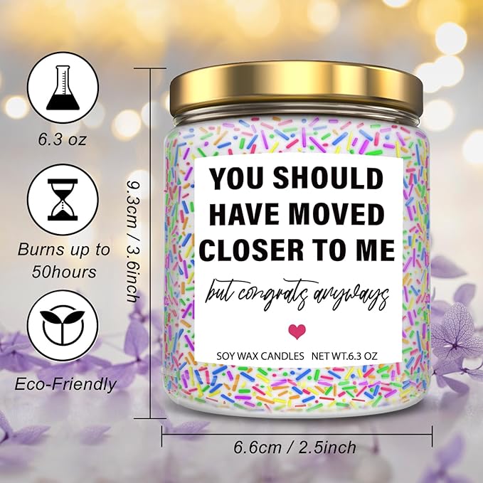 House Warming Gifts for New Home Housewarming Gifts Lavender Scent Candles Apartment Funny Decor New Homeowner Gift for Her Friends