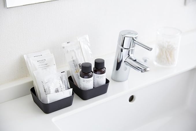 Yamazaki Home Tower Space Saving Vanity Tray - 3.5" X 3.5" - Steel