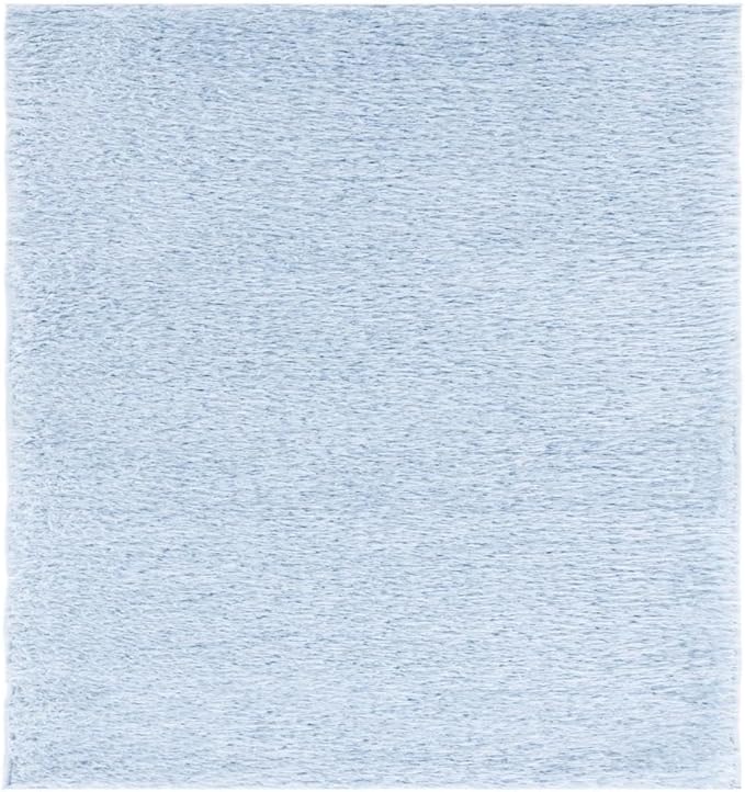 SAFAVIEH Lindsay Shag Collection Runner Rug - 8' Runner, Aqua, Contemporary Design, Ideal for High Traffic Areas in Hallway, Bathroom & Kitchen (LNS560J-28)