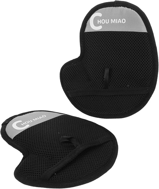 POPETPOP 2pcs Pet Hair Removal Mitt with Advanced Static Elimination Technology Soft Nonabrasive Grooming Gloves for Cats Dogs Ergonomic Lightweight Shedding Tool for Home Outdoor Use