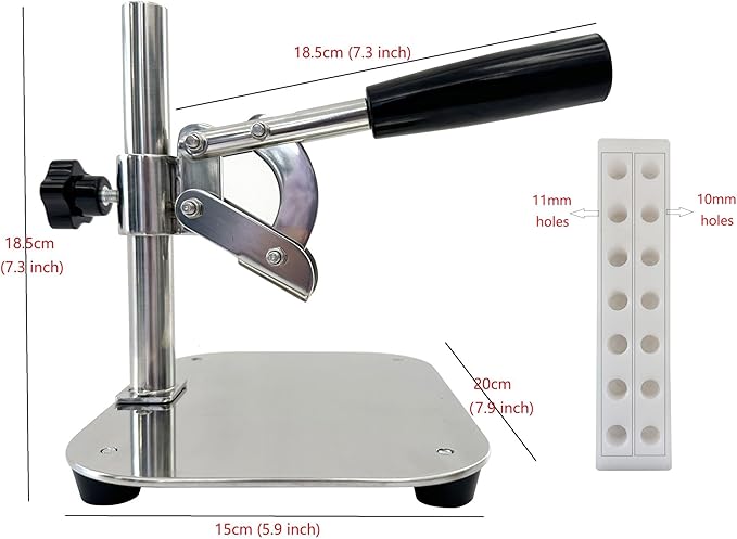 Manual Perfume Bottle Spray Bottle Capping Machine, Perfume Sample Bottle Capper for 10mm and 11mm small bottles (WN024)
