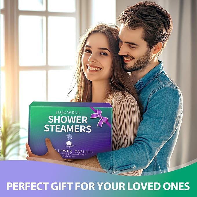 Shower Steamers Aromatherapy - 12 Pack Birthday Gifts for Women Men, Mothers Day Gifts for Mom Wife, Easter Baster Essentials, Eucalyptus for Shower, Nasal Relief Self Care Home Spa Gifts for Women