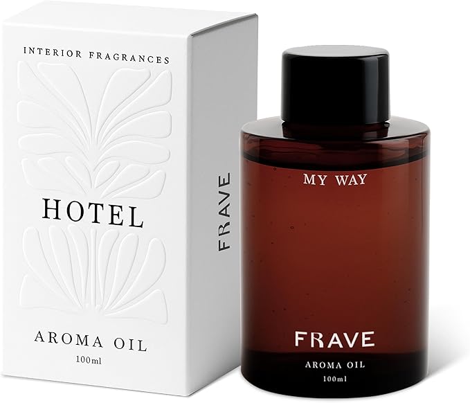 My Way Hotel Diffuser Oil, 100ml 3.38 oz Aroma Oil, Scent Inspired by Aroma 360’s “My Way” with a Twist, Aromatherapy Refill Fragrance for Waterless Cold Air Diffusers, Home, Office, Hotel