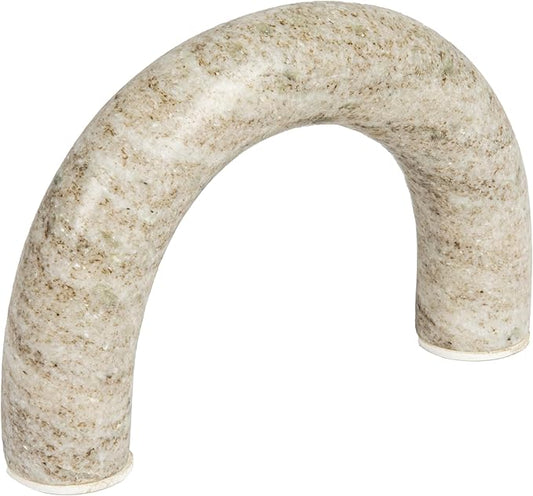 Creative Co-Op Marble Arch Tabletop Shelf Decor, Beige