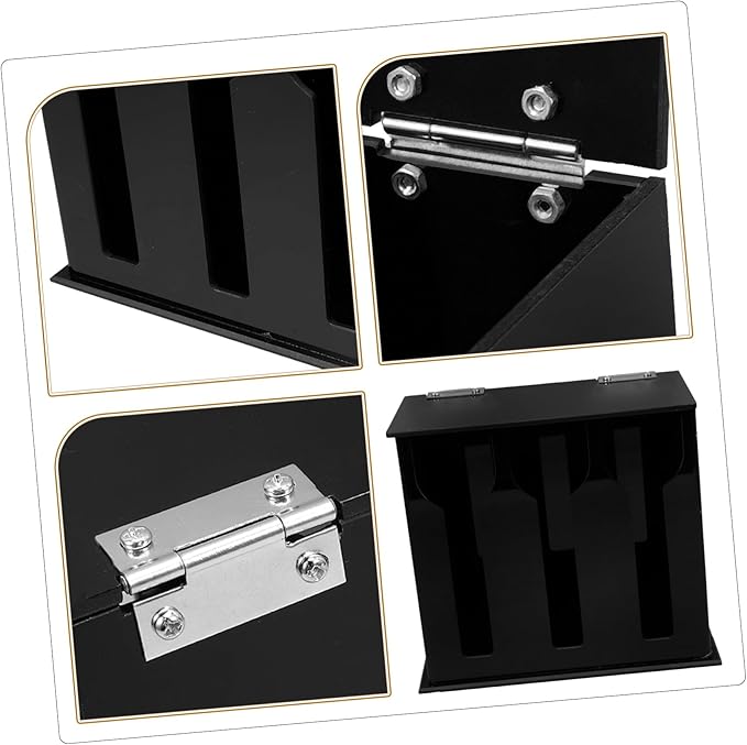 1pc Acrylic Spoon Holder Compartment Utensil Dispenser Kitchen Storage Organizer for Silverware