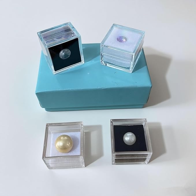 KissYou Small Acrylic Box Clear Box with Lid Acrylic Candy Boxes for Display Easter Party Decoration Plastic Square Cube