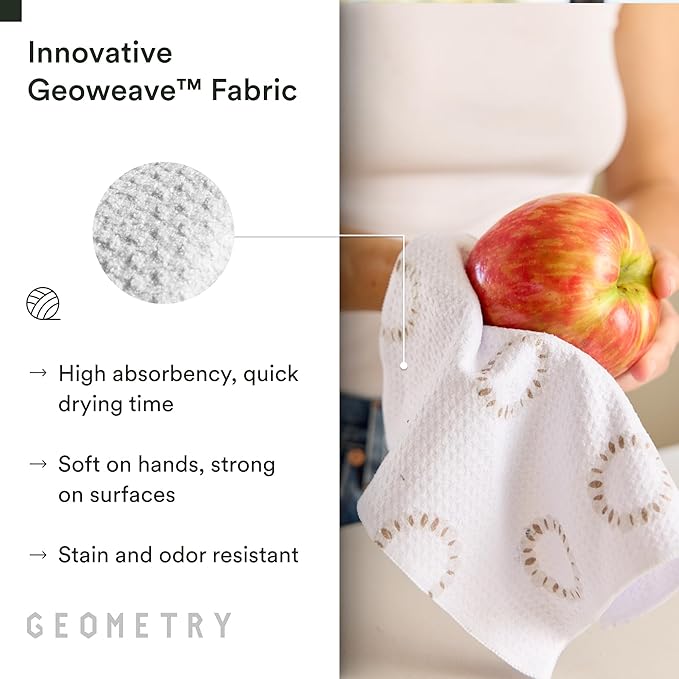 Dishcloth – Evergreen Collection – Quick-Dry, Ultra-Absorbent, Reusable Microfiber Kitchen Towels for Drying & Cleaning - Pebble Play - 3 Pack