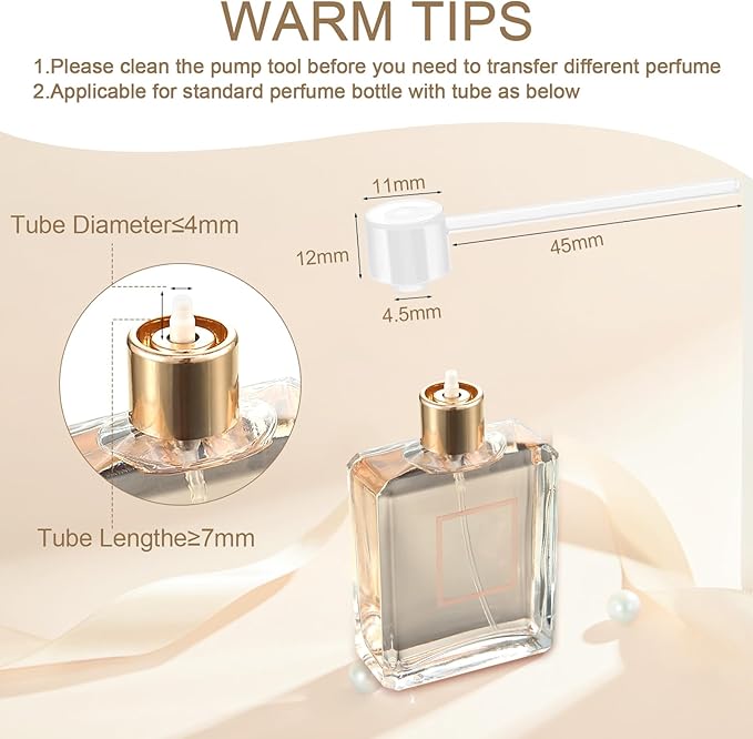 Domensi 90 Pcs 8 ml Empty Glass Perfume Bottles Bulk - Gold Refillable Cologne Spray Atomizer with Pump, for Travel, Skincare, Haircare, Cleaning & DIY Essentials