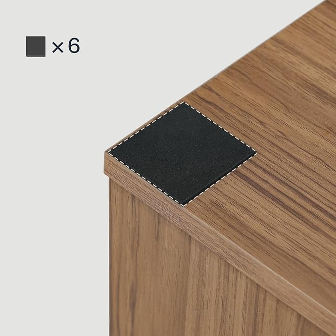 HOOBRO Farmhouse Console Table, 43.3 Inches Entryway Table, Sofa Table, Behind Couch Table with Side Storage Shelving, Hallway Accent Table for Entrance, Living Room, Bedroom, Foyer, Walnut WL87XG01