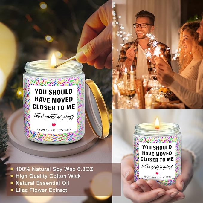 House Warming Gifts for New Home Housewarming Gifts Lavender Scent Candles Apartment Funny Decor New Homeowner Gift for Her Friends