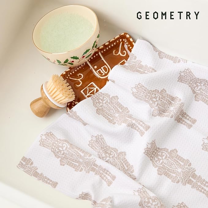 Christmas Kitchen Towels - Quick Dry Microfiber Cloth Dish Towels for Kitchen Drying - Premium Quick Dry Towel - Clara Tea Towel