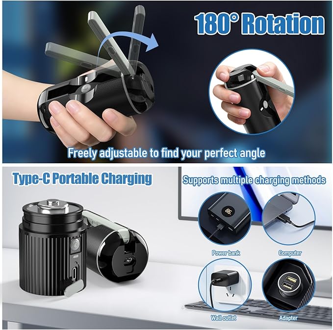 Heated Portable Bidet for Travel, JUTIMER 7500mAh Rechargeable Travel Bidet Sprayer with 200ml Bottle, Waterproof Handheld Bidet for Personal Hygiene Cleaning