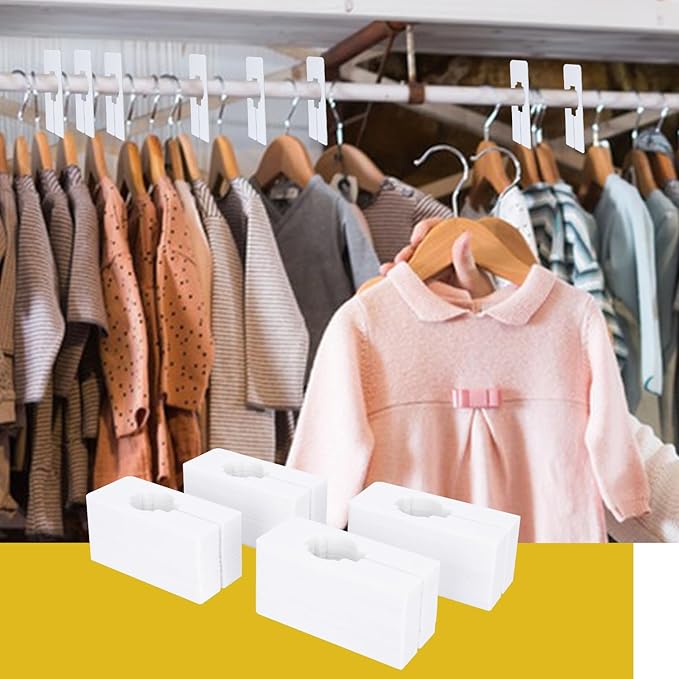 140 Pieces Rectangular Size Dividers, Clothing Hanger Dividers - Premium Clothing Rack Dividers for Exceptional Wardrobe Organization, Writable, by KUKLIPJIM