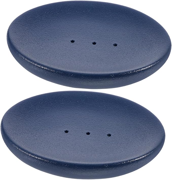 GLEAVI 2pcs Dish Holder Minimalist Storage Box for Bathroom Kitchen Design with Drainage Feature for Clean Organized Space