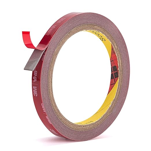 Double Side Tape Heavy Duty,0.39in x 10ft Mounting Tape Strong Adhesive Strips, Waterproof Foam Tape for Wall Decor, Picture Hanging Strips Wall Tape