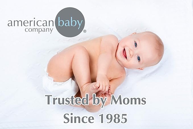 American Baby Company 100% Cotton Thermal Waffle Swaddle Blanket (30" x 40"), Soft, Breathable & Stretchy, Pink, for Boys and Girls, Perfect for Swaddling, Travel and Gifting