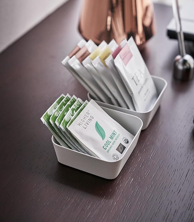 Yamazaki Home Tower Space Saving Vanity Tray - 3.5" X 3.5" - Steel