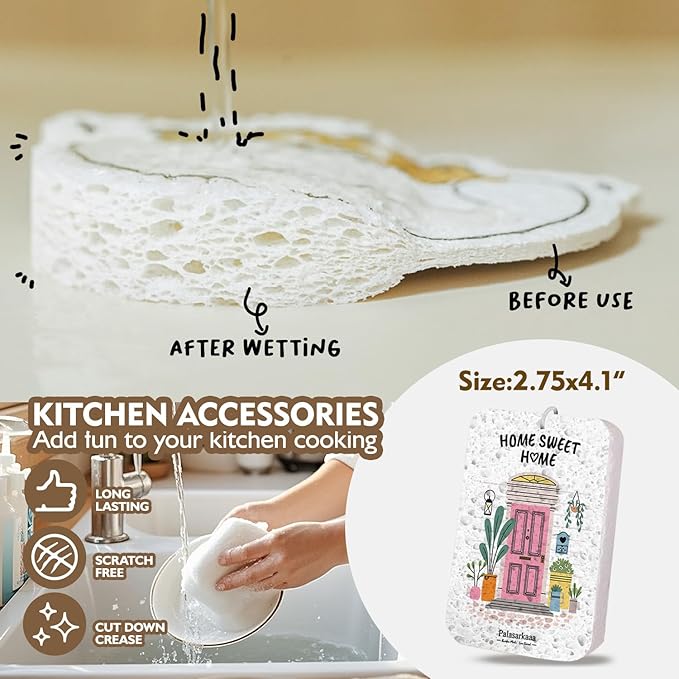6 Pcs Housewarming Gifts Set for Women Friends Neighbor, New Home Essentials with Bamboo Cutting Board & 4 Blessing Spoons, New Home New adventure New Memories 2026