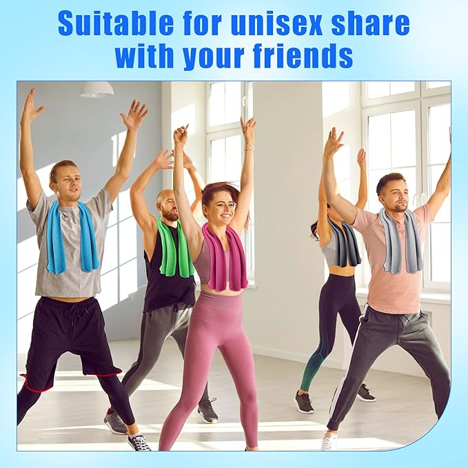 150 Pcs Cooling Towels Bulk 32 x 12 Inch Ice Towel Bulk Cooling Rag for Face and Neck Soft Breathable Microfiber Cloth Chilly Quick Cold for Gym Sport Golf Running Stay Cold (Multiple Colors)