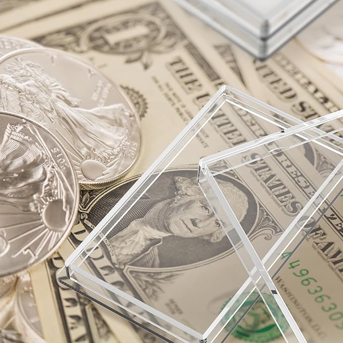 10oz Silver Bar Holder - Capsule Storage Container for 10 Ounce Bars (10Pcs), Yn-SBH-10oz-10