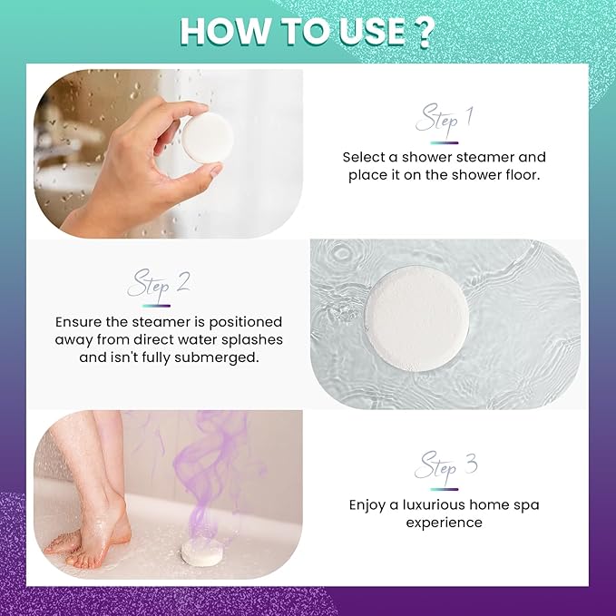 Shower Steamers Aromatherapy 8 Pack - Birthday Gifts for Women Men, Easter Gifts for Women, Mothers Day Gifts for Mom Wife Grandma Daughter,Shower Bombs for Self Care Home Spa Relaxation