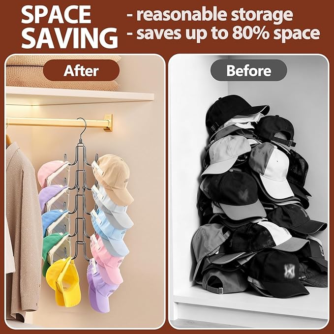 Purse Organizer for Closet, Hanging Bag Holder with 10 Big Hooks, Metal Handbag Storage Hook Backpack Rack Space Saving Hanger for Handbag, Belt, Scarve, Tie
