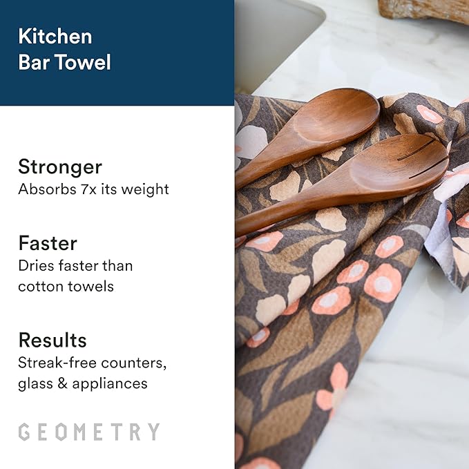 Bar Towels for Kitchen Premium Towels for Cleaning Dishes & Glassware - Absorbent & Fast Drying Kitchen Towels - Star Spangled, 12" x 14" - 1-Piece