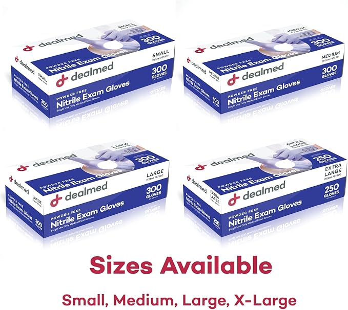 Nitrile Medical Grade Exam Gloves