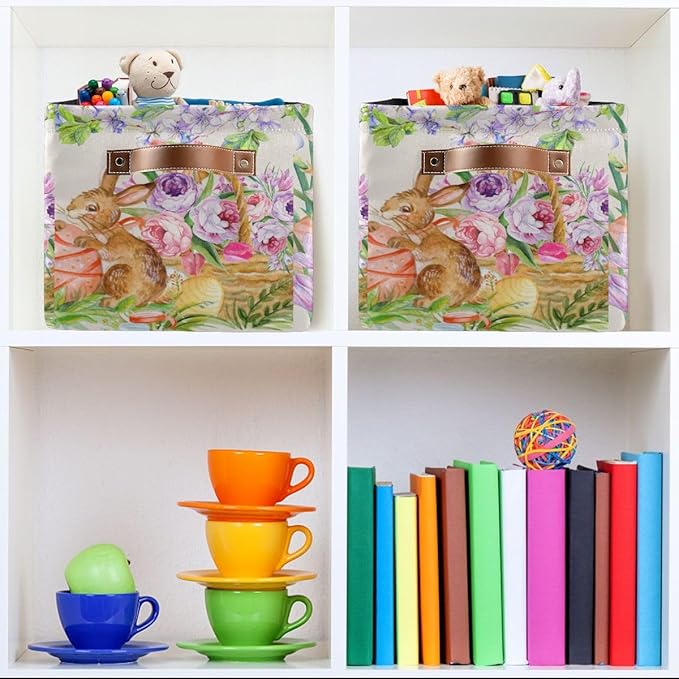 Egg Flower Rectangular Storage Basket Organizer Bin Shelf Baskets For Clothes Gifts For Home Office Dorm