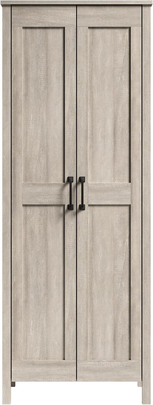 Sauder Miscellaneous Storage, Two-Door Storage Cabinet, in Spring Maple Finish