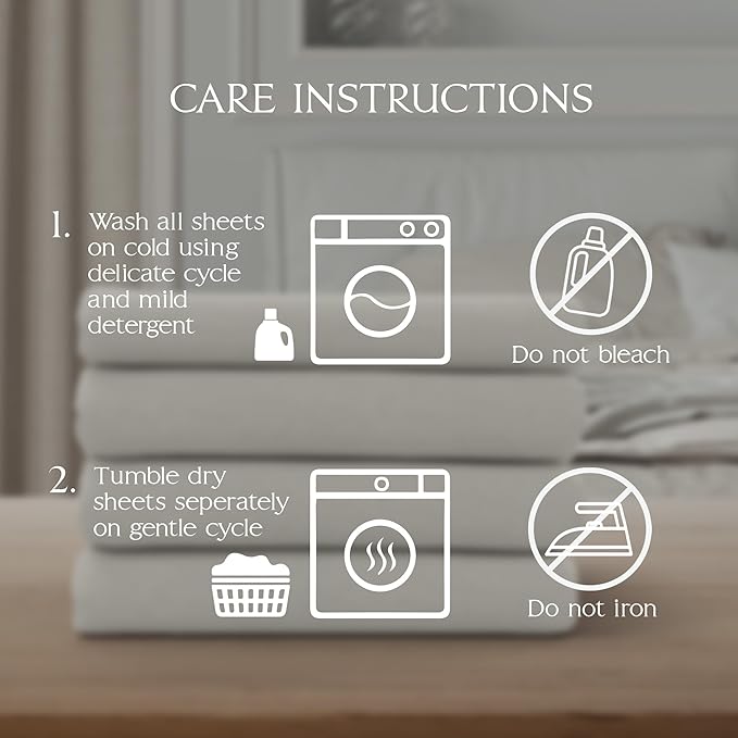 NORTHWEST Ashford Home Essentials Bedding, 4 Piece King Size Sheet Set, Sand Dollar Taupe