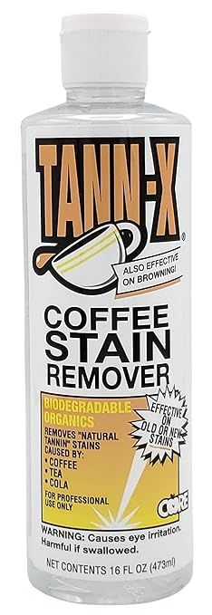 Tann-X Coffee Stain Remover for Carpet and Upholstery, 1 Pint, 1 Count