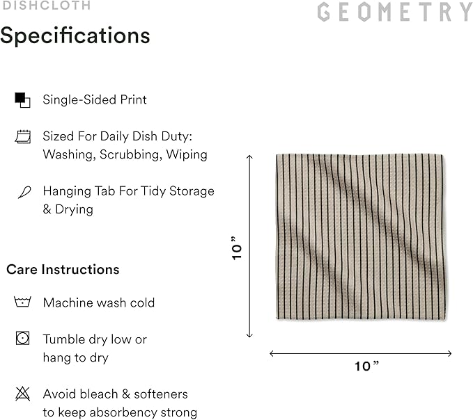 Dishcloth – Evergreen Collection – Quick-Dry, Ultra-Absorbent, Reusable Microfiber Kitchen Towels for Drying & Cleaning - Willow Stone - 3 Pack
