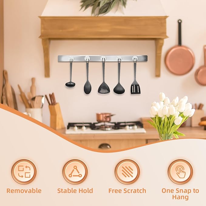 Neosmuk Magnetic Hooks, Cruise Ship Essentials, 120lb+ Heavy Duty Magnetic Hooks for Cruise Cabins, Refrigerator, Grill, Hanging, and Travel | Extra Strong Must-Haves Magnet Hook,White