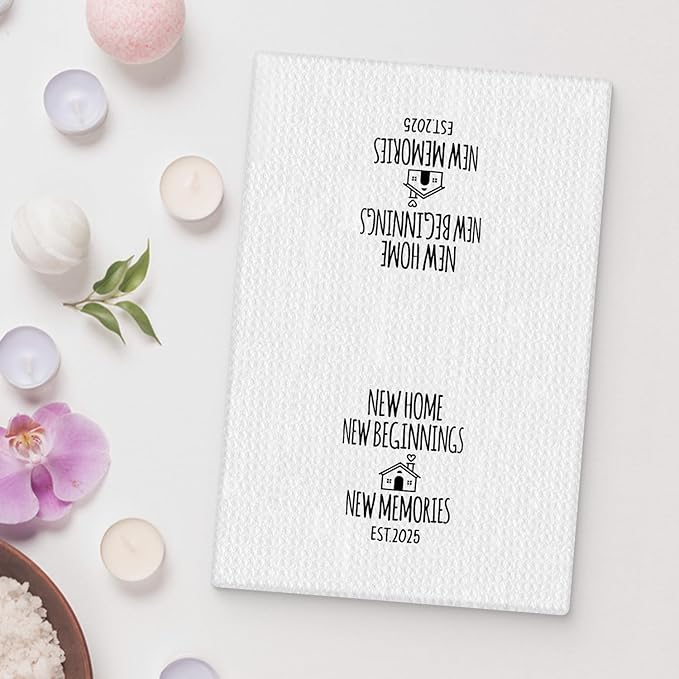 Housewarming Gifts 2025 Kitchen Towels, House Warming Gifts New Home House Apartment, Gift for New Homeowners, Housewarming Decorations, 16x24 Inch