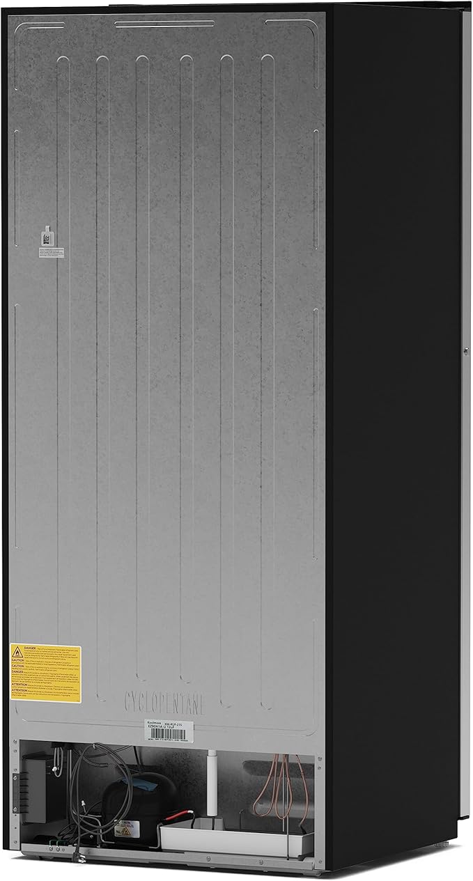 KoolMore CUFR-21C 21 cu. ft. Upright Convertible Freezer/Refrigerator, 2-in-1 Appliance, Storage for Fresh or Frozen Food and Drinks with Clear Shelves and Drawers in Silver, Stainless Steel