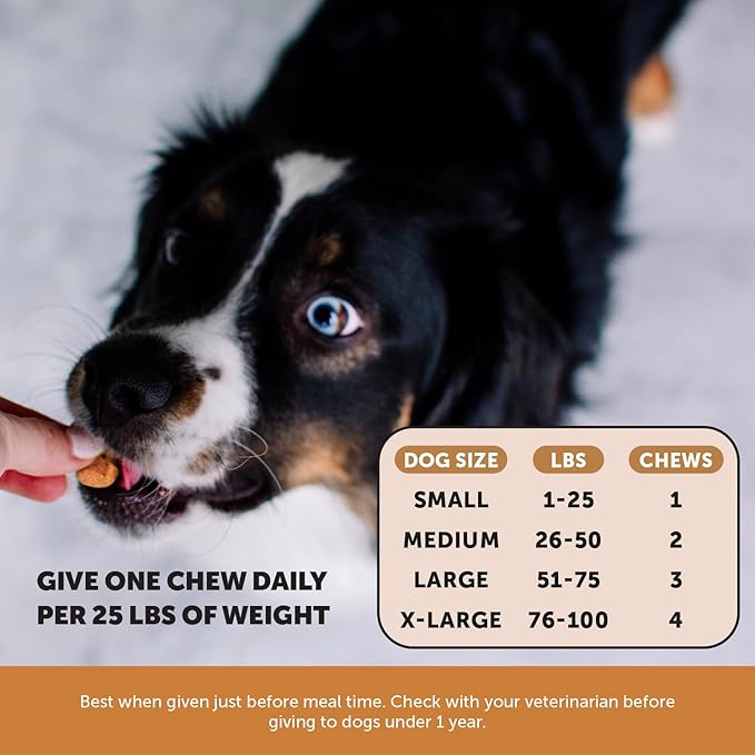 Flea and Tick Prevention for Dogs Supplement - Natural Flea and Tick Chews for Dogs, Oral Pills with No Harsh Chemicals, Natural Way to Enjoy The Outdoors - Bacon (90 Count)