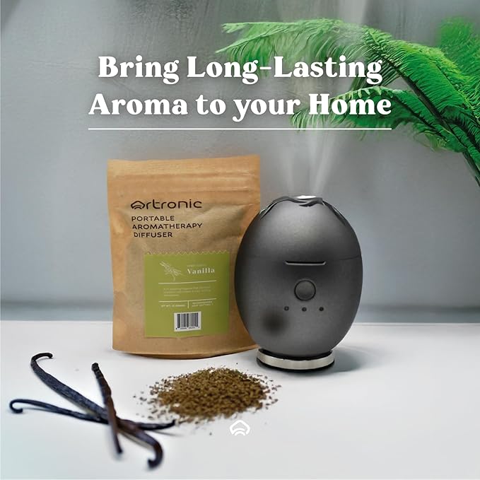 Aroma Diffuser-Compatible Scent Granule Starter Kit: Vanilla,10g, Refills for Orbby Incense Burner