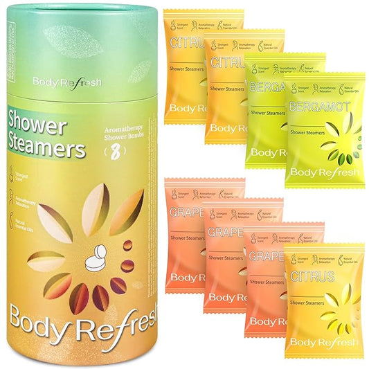 Shower Steamers Aromatherapy 8 Pack - Birthday Gifts for Women, Valentines Day Gifts for Her Mom Wife, Shower Bombs for Stress Relief, Home Spa Self Care, Easter Basket Essentials