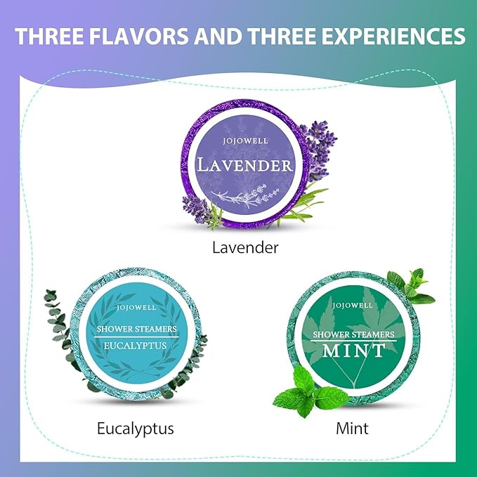 Shower Steamers Aromatherapy - 12 Pack Birthday Gifts for Women Men, Mothers Day Gifts for Mom Wife, Easter Baster Essentials, Eucalyptus for Shower, Nasal Relief Self Care Home Spa Gifts for Women
