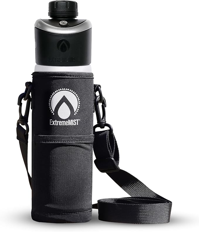 GoMist Misting & Drinking Bottle with Holder and Strap