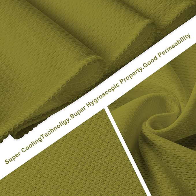 Cooling Towel Bulk - Neck & Face Cool Chilly Towels Microfiber Breathable Sport Sweat Rag for Gym, Yoga, Travel, Camping, Running, Outdoor